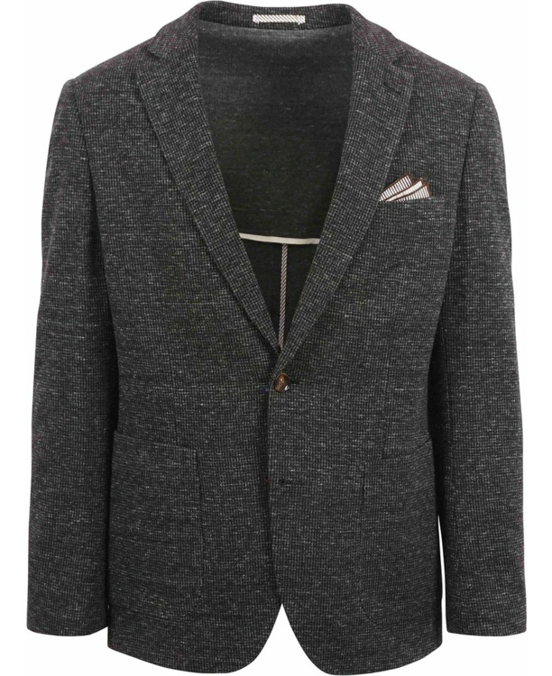 Suitable Colbert Fame Pied de Poule Antraciet