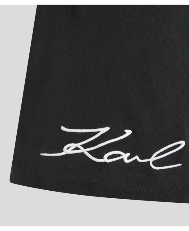 SIGNATURE EMB EDGE TEE DRESS