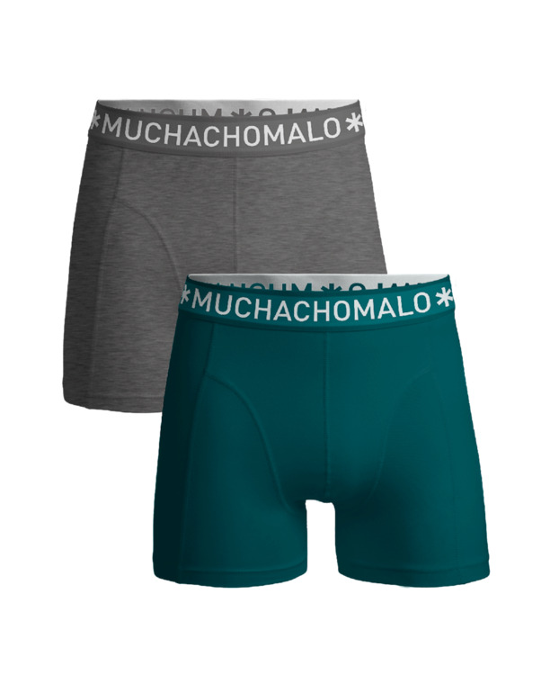 Heren 2-Pack Boxershorts Effen