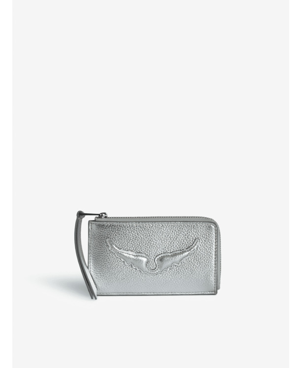 ZV CARD METALLIC GRAINED LEATH