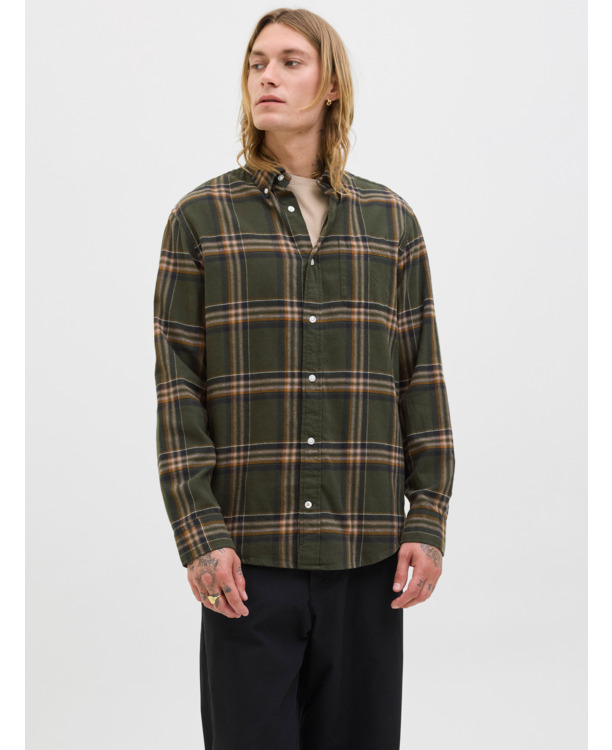 JJECLASSIC FLANNEL CHECK SHIRT LS S