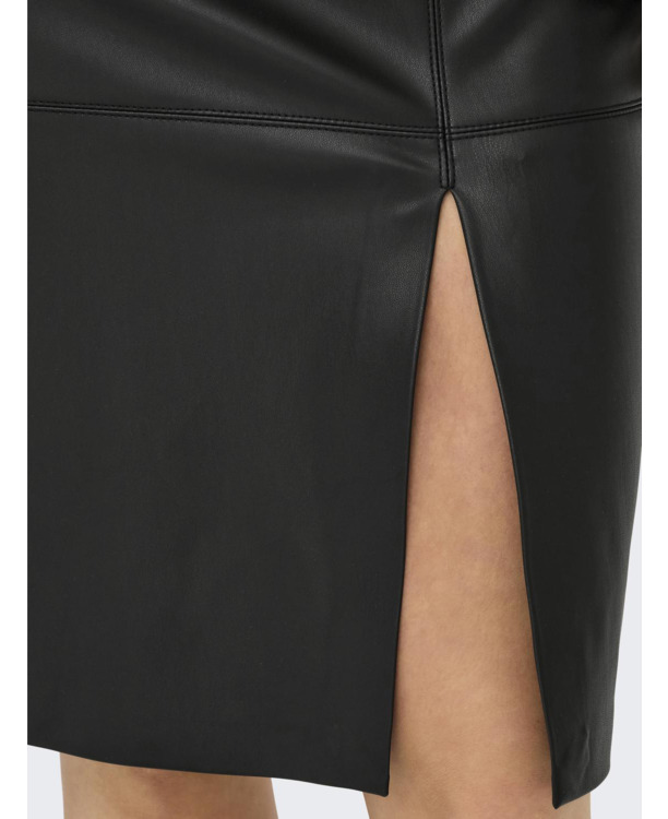 ONLOLINE FAUX LEATHER SKIRT OTW NOOS