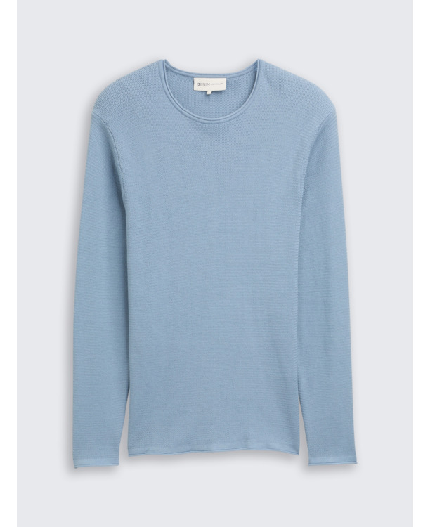 Gebereide trui met textuur