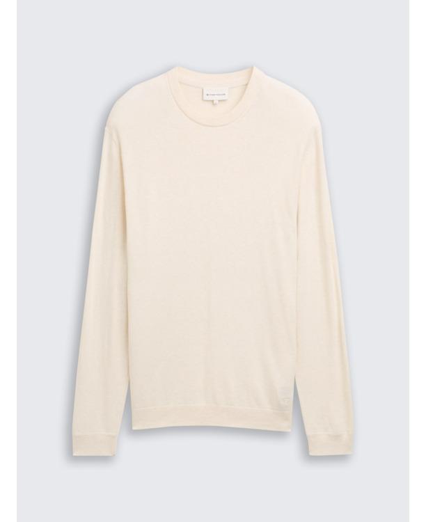 Gebreite trui met kasjmier