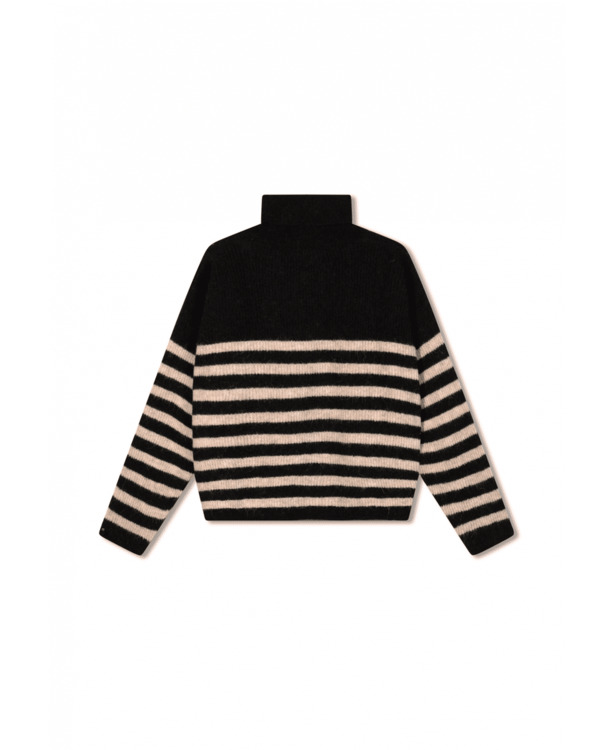 10DAYS Dames gestreepte trui top wol alpaca