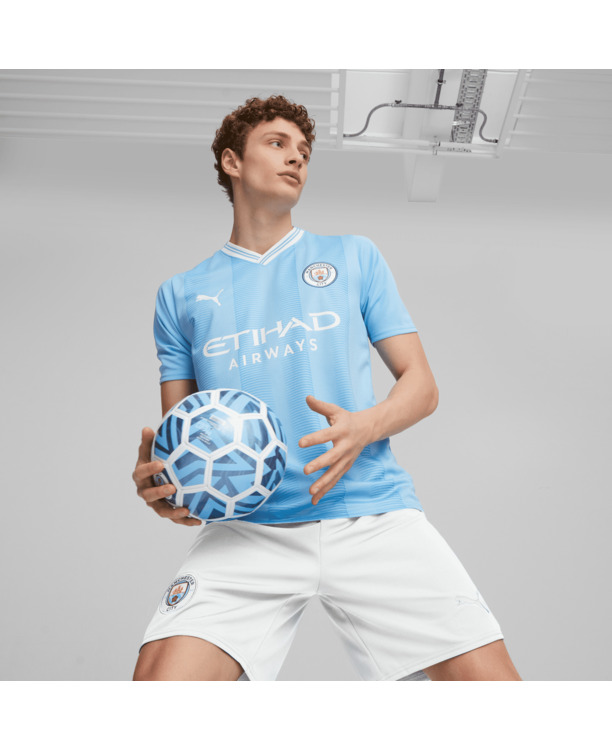 MCFC Home Jersey Replica Team Light Blu