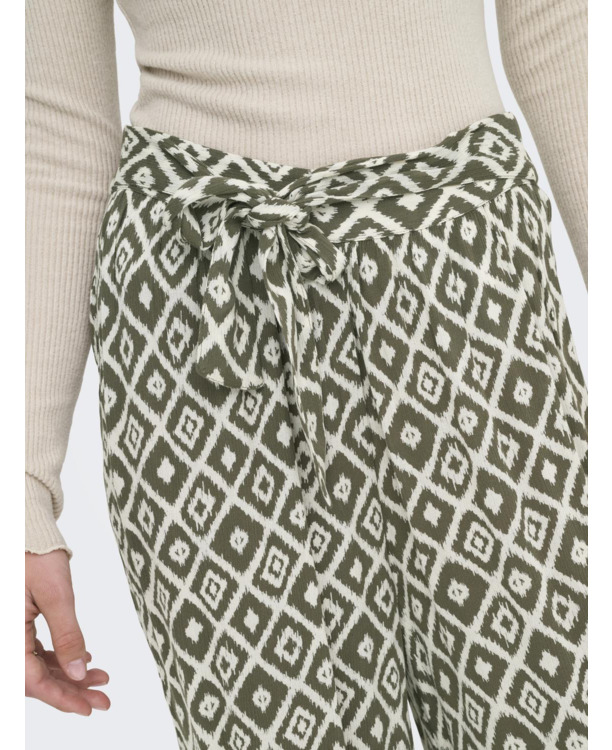 Loose Fit Loose fit broek met riem in de taille