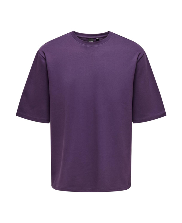 Relaxed Fit O-hals T-shirt met korte mouwen in relaxte pasvorm voor heren Heren