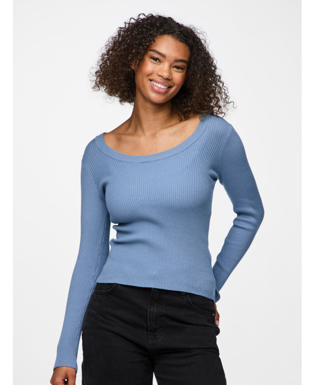 PCMIRA LS U-NECK KNIT NOOS BC