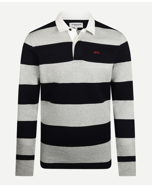 Rugby 2 stripe 100% Cotton Heren