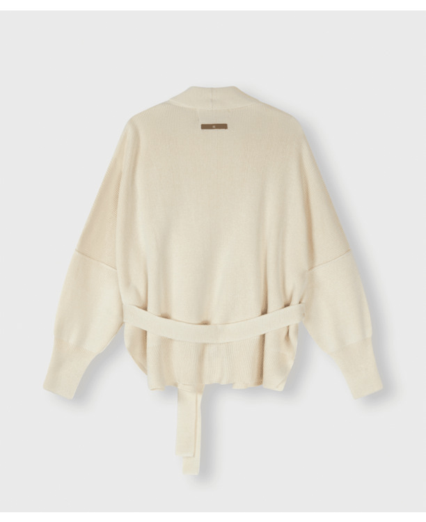 cotton knit cardigan