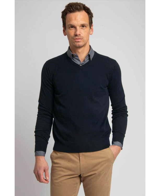 Suitable Respect Vinir Pullover Navy