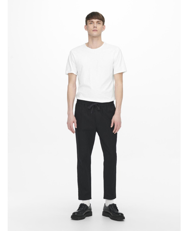 Lange lijn pasvorm O-hals korte mouwen (K/M) Heren