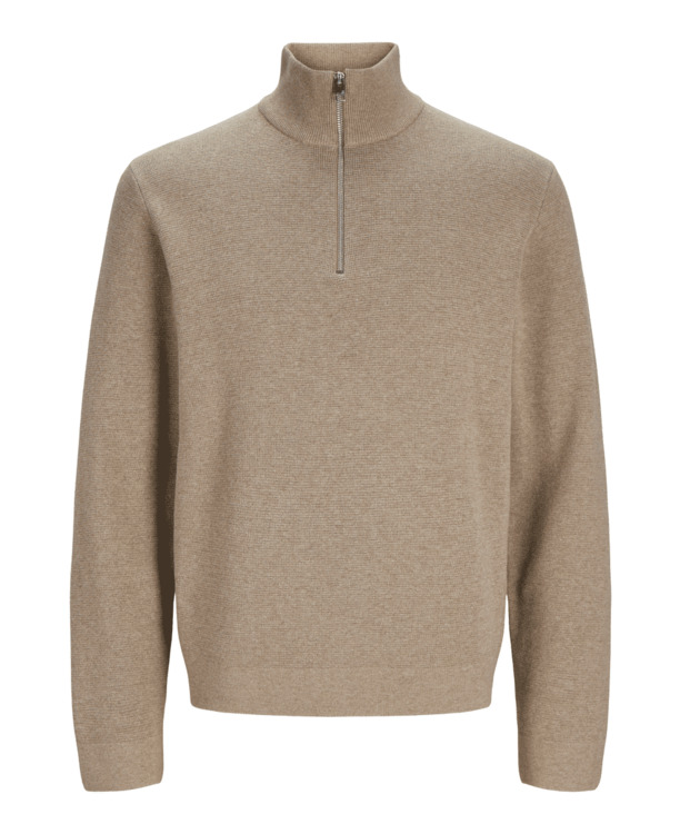 JPRBLAMILANO STITCH KNIT HALF ZIP S