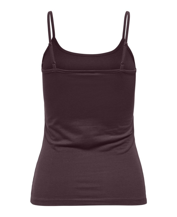 Regular Fit U-Neck Sleeveless (S/L) Regular fit tanktop met knoopsluiting
