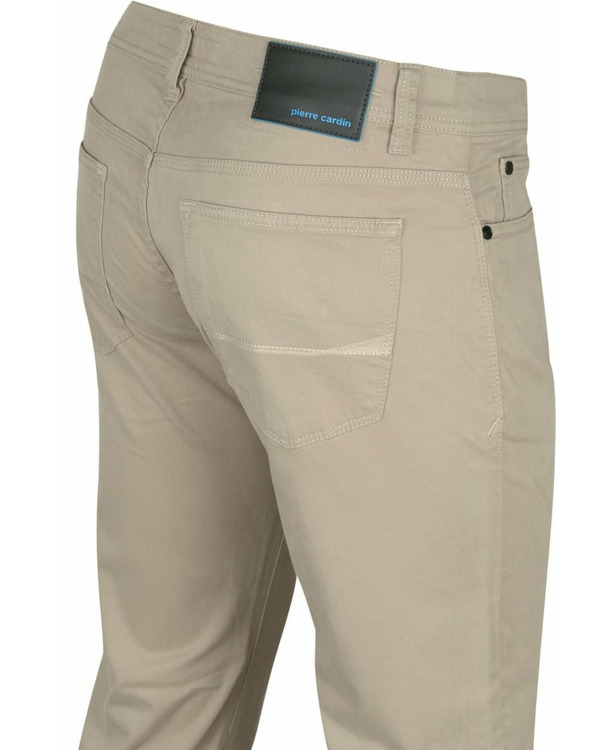 Pierre Cardin 5 Pocket Broek Antibes Kaki