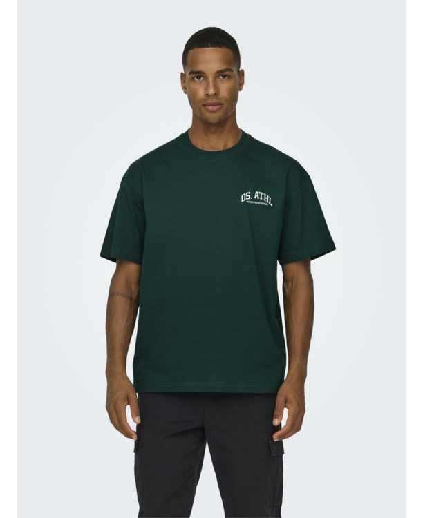 Relaxed Fit O-Hals Korte Mouwen (K/M) Heren