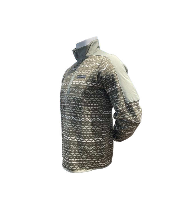 M FOX GLACIER FS PRINTED HALF ZIP