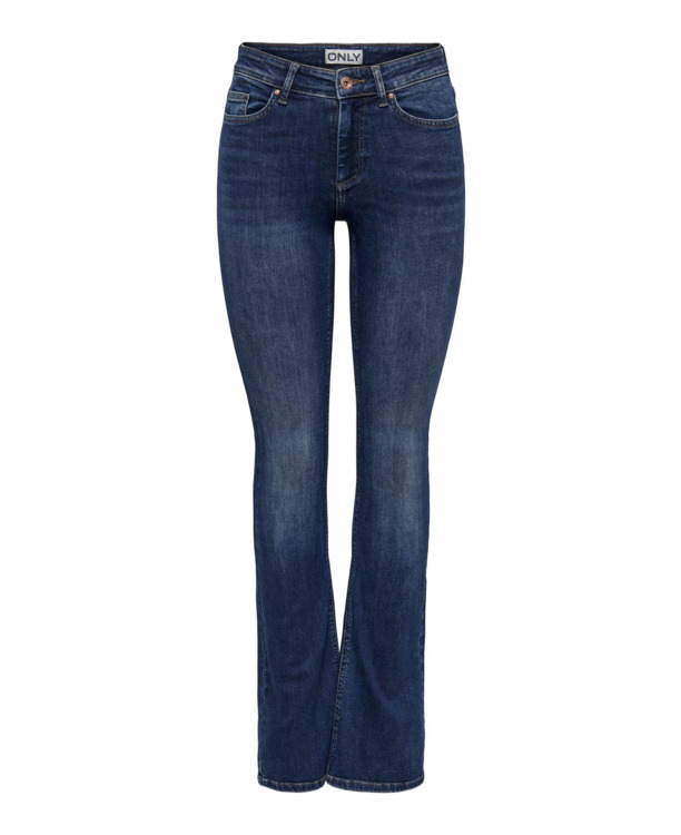 Flared Fit Jeans met uitlopende taille en uitlopende taille met zakken aan de voorkant