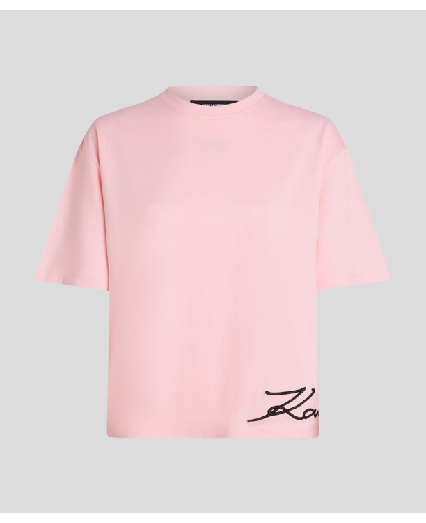 SIGNATURE EMB EDGE T-SHIRT