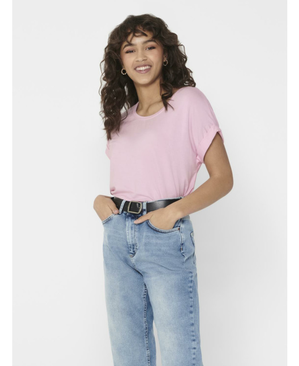 Regular Fit O-Neck Short Sleeves (S/S) Regular fit top met ronde hals en korte mouwen