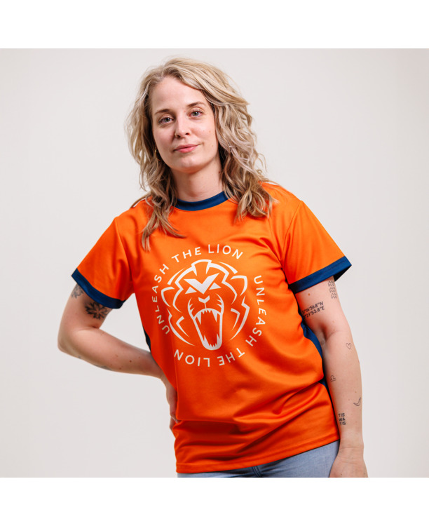 Sportshirt - Oranje - Unleash The Lion