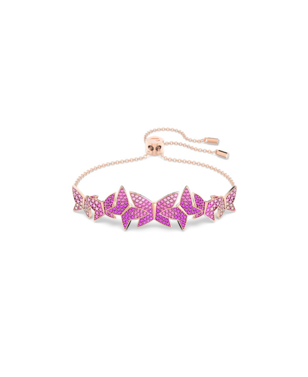 Idyllia Lilia Soft Bangle Rose Gold shiny Multi Light
