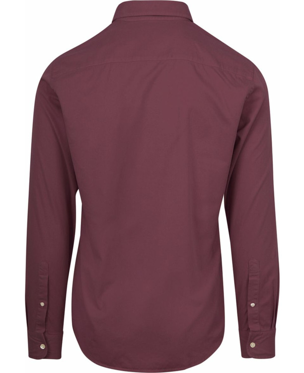 King Essentials The Tommy Overhemd Bordeaux