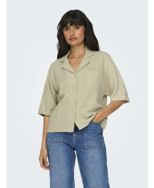 Regular Fit Button Down Collar Short Sleeves (S/S) Schattig overhemd met korte mouwen en button-down kraag