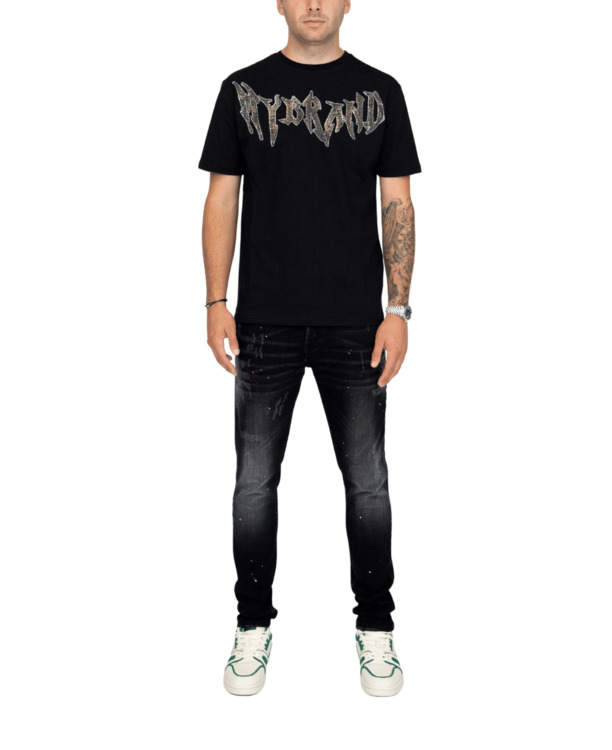 MYBRAND Winged Emblem Sparkle Tee MEN