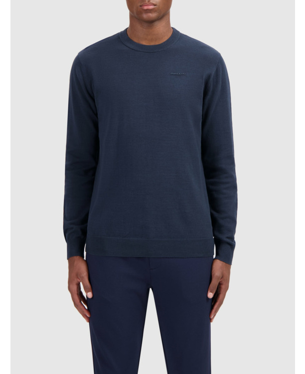Originele Crewneck Gebreid 100% Katoen Mannen
