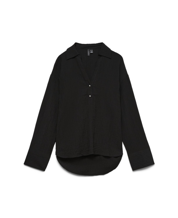 Loose Fit Shirt Collar Long Sleeves (L/S)