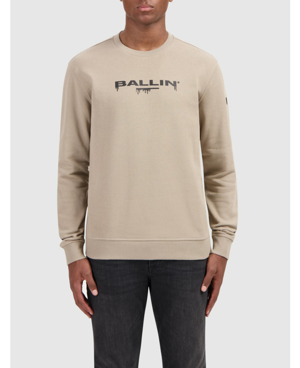 Dripping Logo Sweater 100% Cotton Men