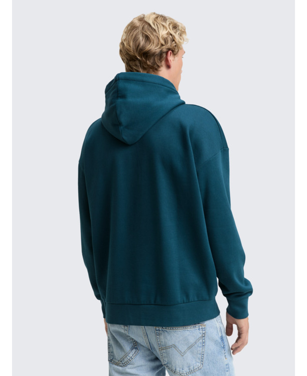 Relaxed fit hoodie met print