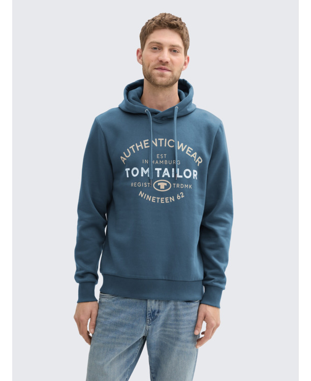 Basic sweatshirt met capuchon