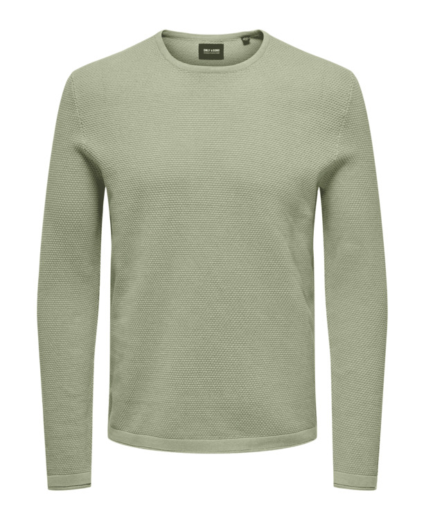 ONSPANTER LIFE 12 STRUC CREW KNIT N