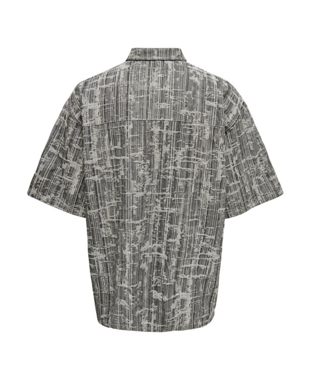 Relaxed Fit Shirt Kraag Korte Mouwen (K/M) Heren