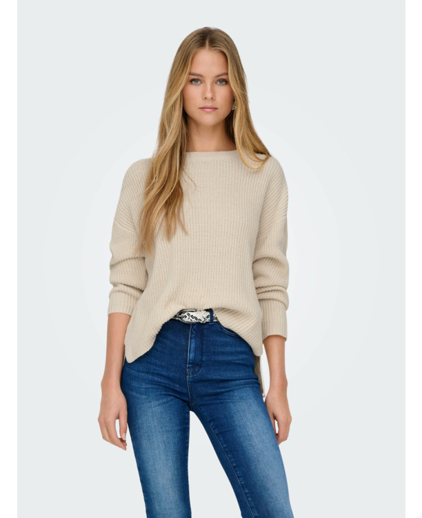 ONLLUNA LS O-NECK PULLOVER KNT NCA