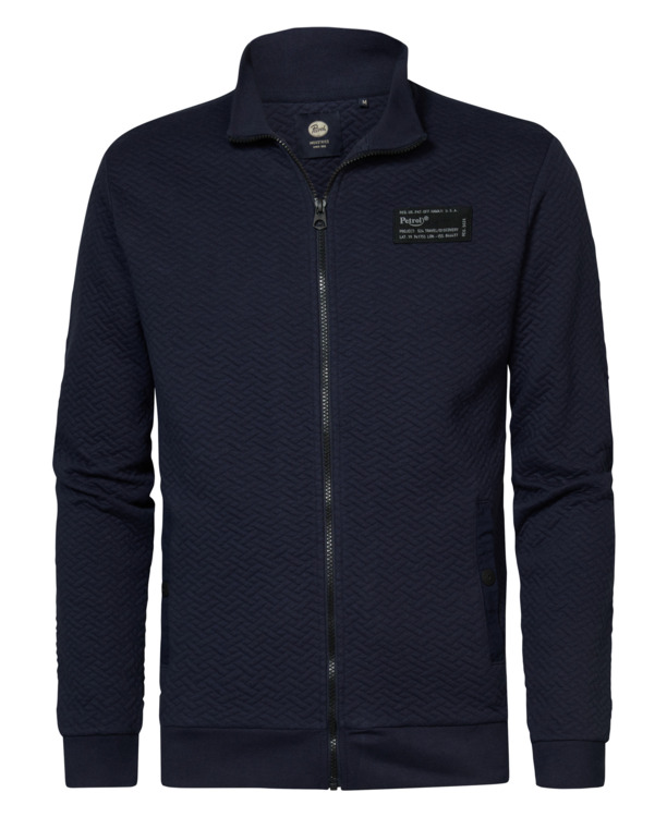Men Sweater Collar Zip