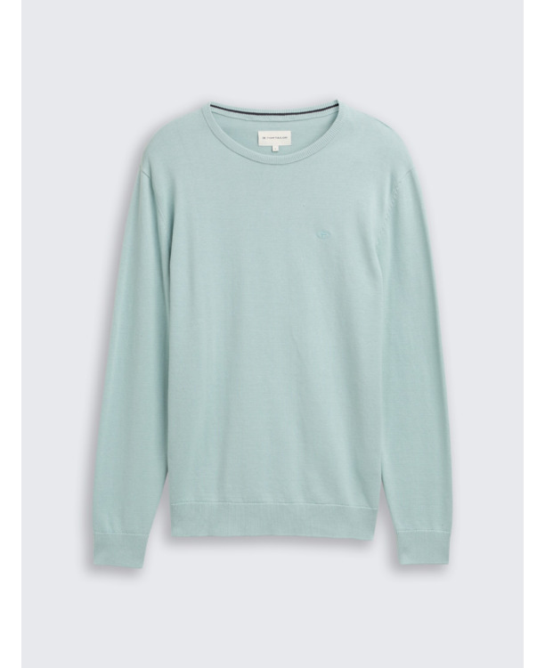 Gebreide trui met geprint logo