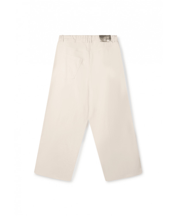 10DAYS Dames brede twill broek katoen elastaan