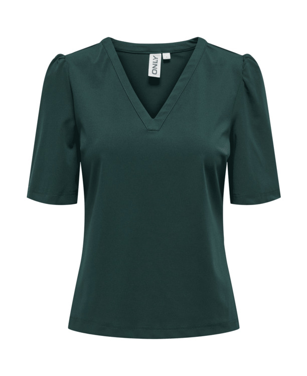 ONLANIE SS V-NECK TOP PNT