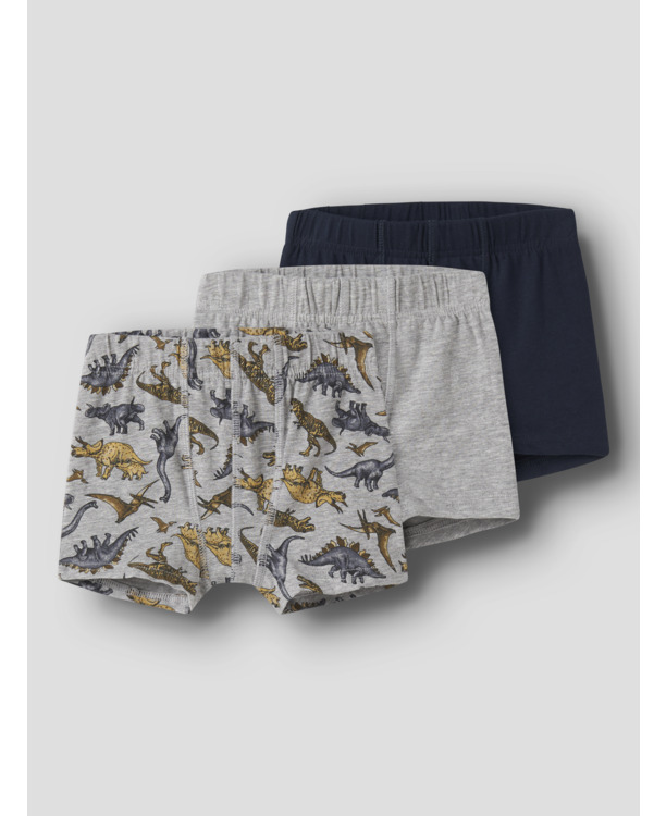 NMMPTIGHTS 3P GREY MELANGE DINO INJ