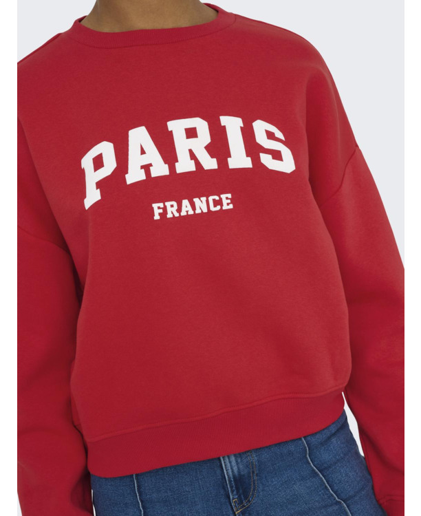 Loose Fit O-Neck Long Sleeves (L/S) Sweatshirt met print