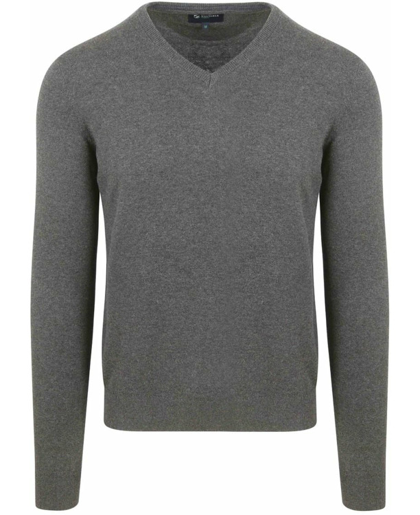 Suitable Respect Vinir Pullover Melange Antraciet