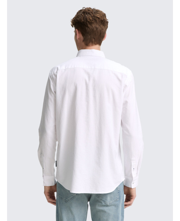 Regular fit katoenen Oxford overshirt