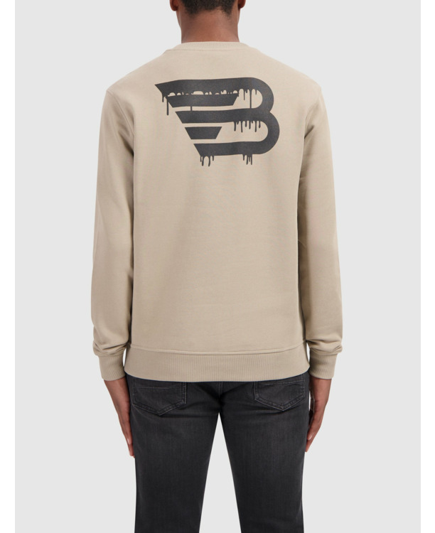 Dripping Logo Sweater 100% Cotton Men