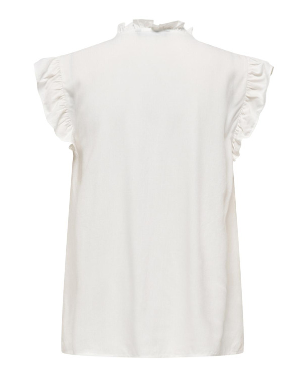 Regular Fit Cut Away Collar Sleeveless (S/L) Mouwloze top voor elke dag met normale pasvorm - omarm de zomer in comfort