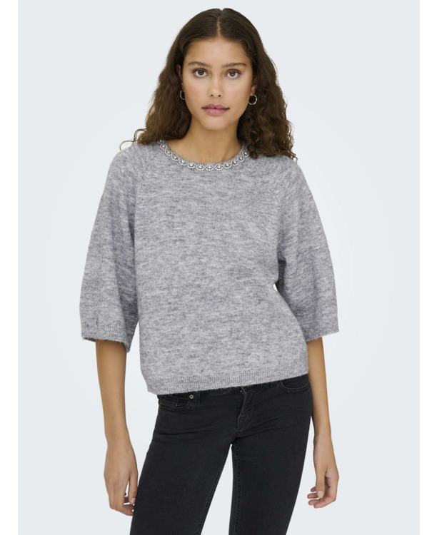 Knit Fit O-Neck 3/4 Sleeves (3/4)