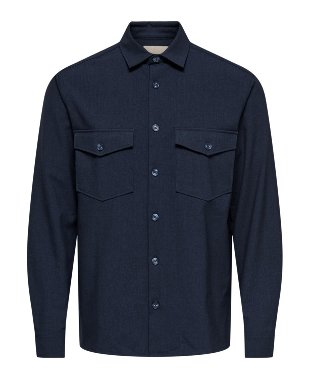 Regular Fit Overhemdkraag Lange Mouwen (L/M) Heren